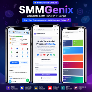 Smmgenix website PHP Scprit And development service