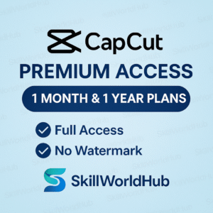 CapCut Premium Access (1 Month & 1 Year Plans)