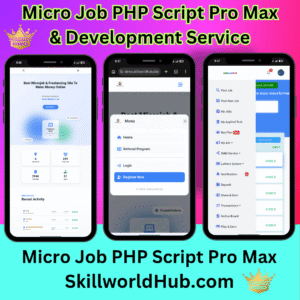Micro Job PHP Script Pro Max