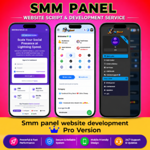 SMM Panel Website Script & Development Service (Pro Version)
